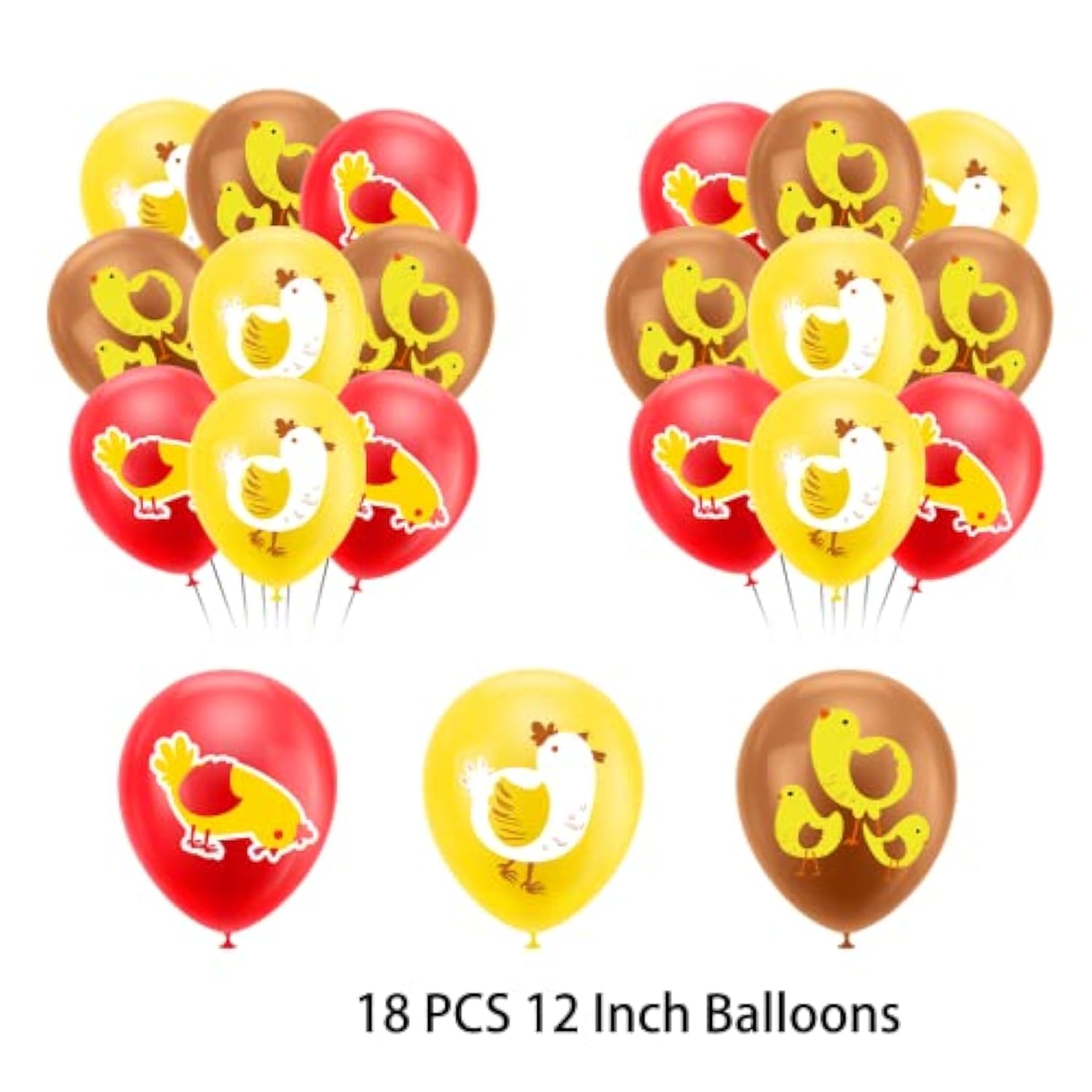 Chicken Party Decorations Chicken Farm Birthday Party Supplies Include