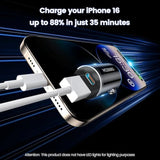 Car Charger, Invisible Cigarette Lighter Usb Adapter [All Metal & Mini], 18W&15.5W 2 Port Car Adapter, Qc3.0 Dual Port Cigarette Lighter For Iphone 16 15 Samsung S25 Ultra Piexl 7 And More