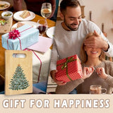 Christmas Tree Cutting Chopping Board For Kitchen, Winter Christmas Kitchen Decor, Holiday Winter Xmas Tree Boo Bamboo Cutting Boards For Friends Family Party Hostess