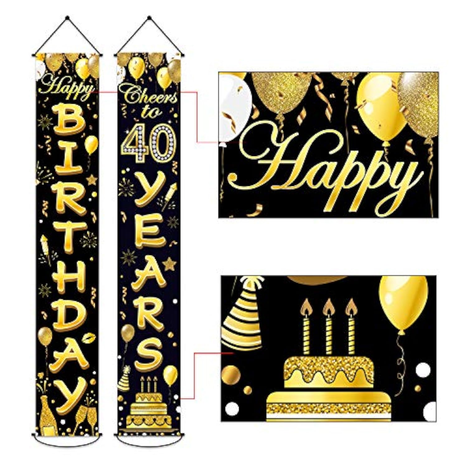 90Th Birthday Party Banner Decorations Cheers To 30 Years Banner 30Th
