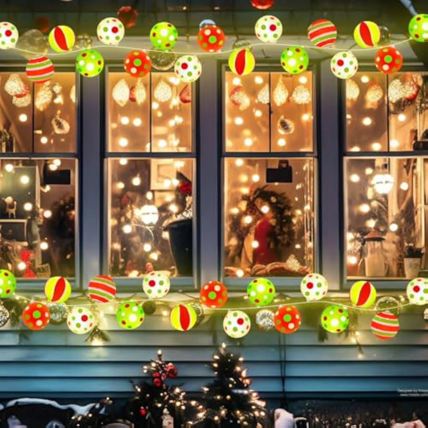 Battery Operated Christmas Lights, 10 Ft 20 Led Waterproof Christmas String Lights With Timer & 8 Modes For Christmas Tr