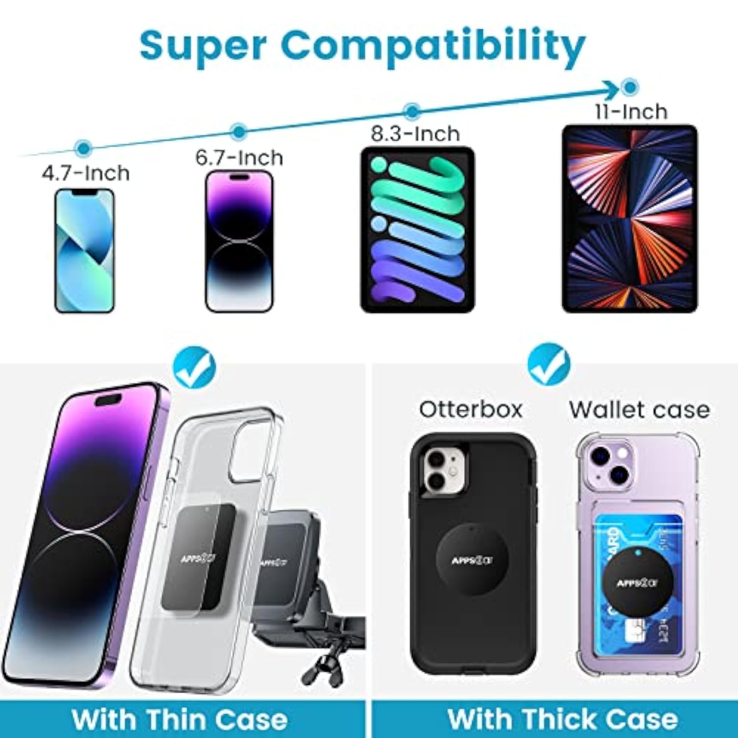 Magnetic Cd Phone Holder For Car, Anti Shake Magnet Cd Slot Phone Mount, Car Truck Accessories, Compatible With Iphone, Samsung & All Cellphones, For Smartphone Mobile