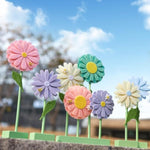 8 Pcs Daisy Felt Centerpieces For Tables Flower Birthday Party Decorations Daisy Birthday Party Decorations Pastel Daisy Decorations For Girl Birthday Baby Shower