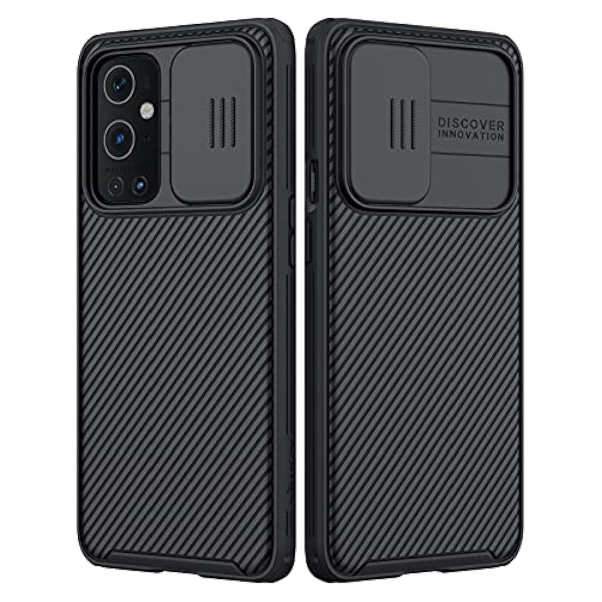 Oneplus 9 Pro Case - Slide Camera Cover, Upgraded Camshield Pro 2021 - Black