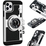 Emily In Paris Phone Case For Iphone 15 Pro Max 6.7 Inch 2023 Camera Case Vintage Cover Cute 3D Cool Unique Design Silicone Case With Removable Neck Strap Lanyard For Girls Women Black