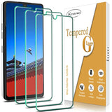 [3-Pack] Screen Protector For Lg Stylo 6 Tempered Glass, Anti Scratch, Bubble Free, 9H Hardness, Case Friendly, Easy To Install