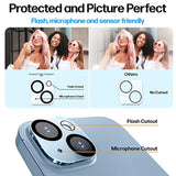 Designed For Iphone 14 Screen Protector And Camera Lens Protectors With Easy Install Kit [Premium Tempered Glass], [9H Hardness] 2+2 Pack