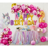 143Pcs Hot Pink Rose Gold Balloon Arch Kit for Gender Reveal, Baby Shower & More