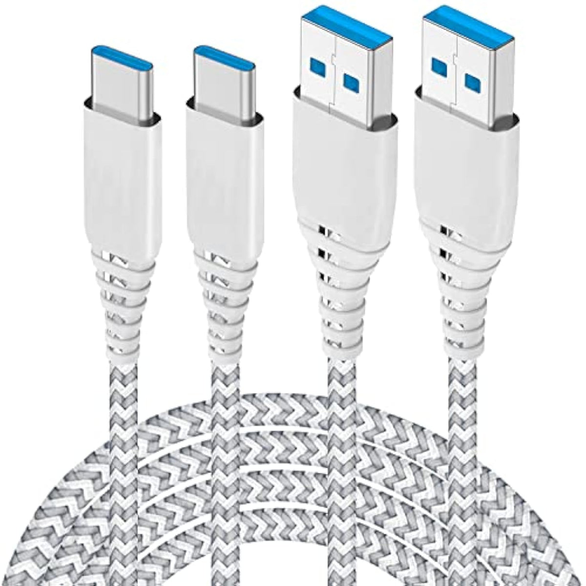 Usb C Charger Cable 10-Ft 2Pack Cord For Samsung Galaxy A20 A21 A01 A32 A42 A53 A54 5G A03S S9 Plus S9+,Tab A 10.1 8.0 2019/10.5 2018,S22 Plus Ultra,Tab S6 S5E S4 S3,A20E A30,Fast Charge Charging Wire