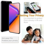 [3 Pack] Privacy Screen Protector For Samsung Galaxy S25 Plus, Support Fingerprint Unlock, Anti Spy, Anti Scratch, Bubble Free