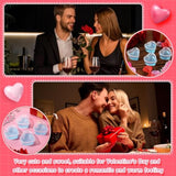 72 Pcs 2.4 Oz Valentine‘S Day Heart Shaped Containers Plastic Box With Lids Reusable Small Portion Cups Condiment Storage Container Clear Transparent Cup For Food Diy Liquid Foam Ball Soft Clay