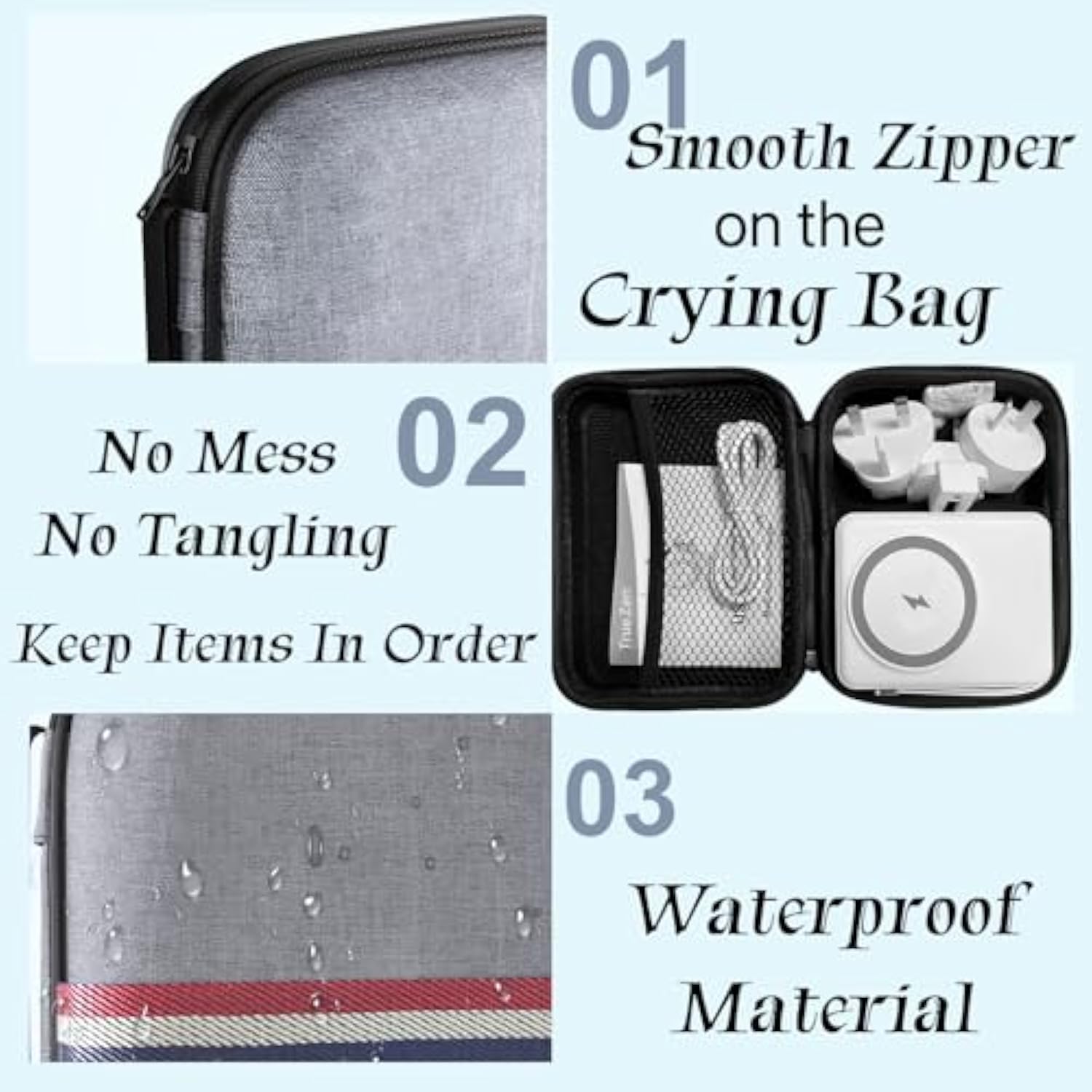 10000Mah Power Bank,5 In 1 Magnetic Portable Charger & Usb C Cable W/ Wall Plug Charger Blocks,Fast Charging Battery Charger For Magsafe For Iphone16/15/14/13/12, Andorid,Travel,Hunting Essentials