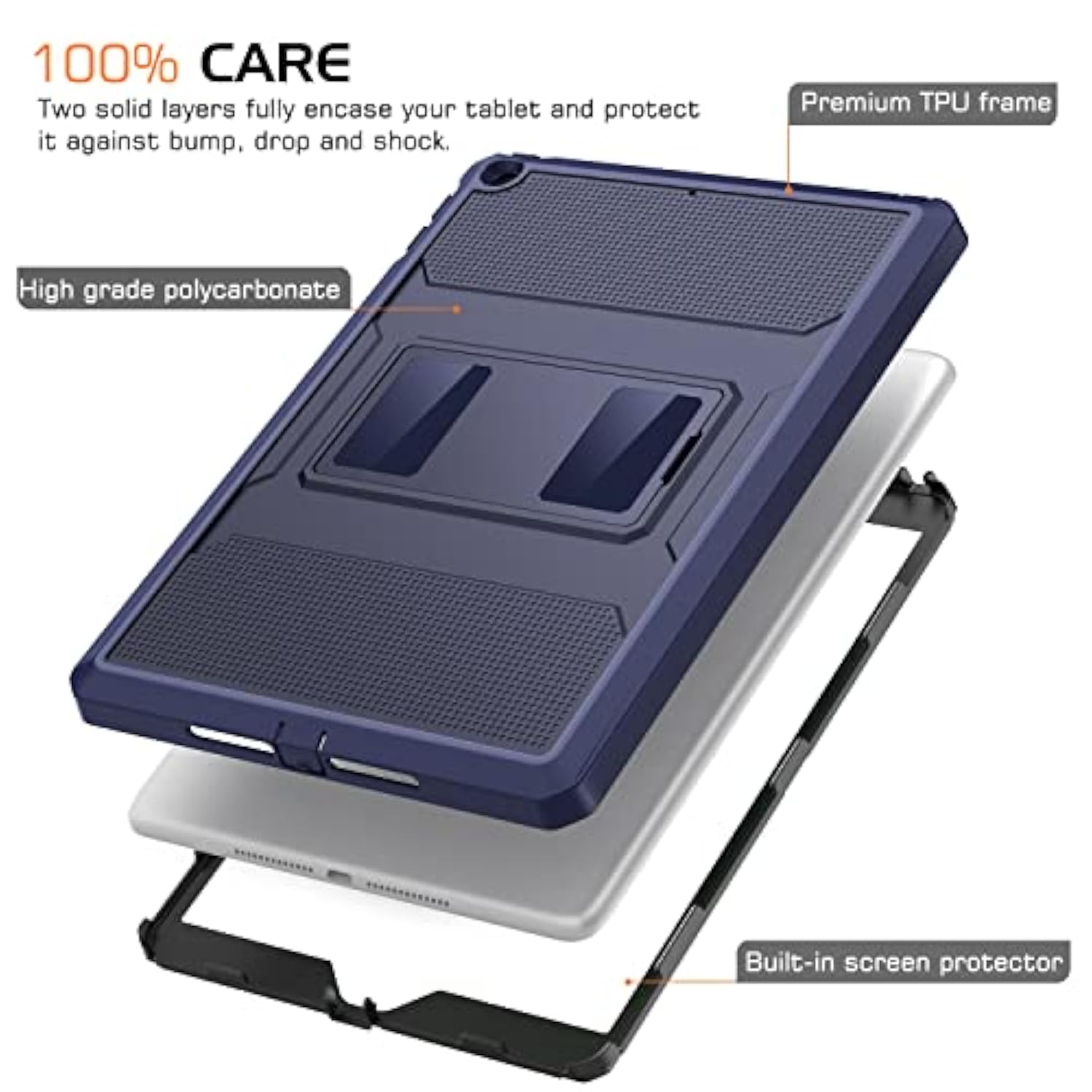 MoKo Case for iPad 9.7 2018/2017, iPad 6th Generation/iPad 5th Generation - Sh