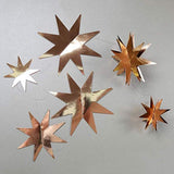 Twinkle Star Garlands Champagne Gold Party Decorations Stars Banner Ceiling Hanging Decor Streamer Backdrop For Birthday Bachelorette Christmas New Year Eve Starry Night Theme Party Decor