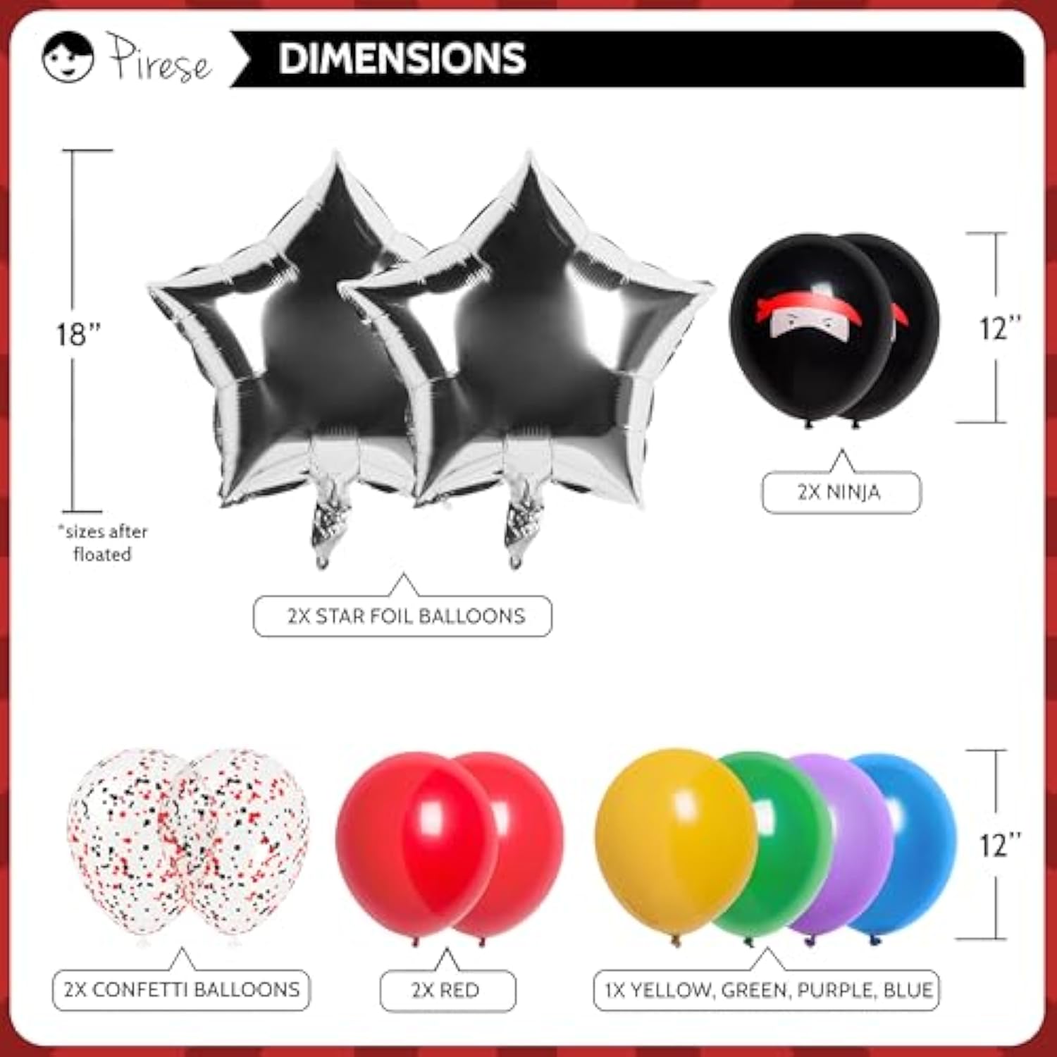 Ninja Birthday Party Decorations, Ninja Birthday Decorations, Ninja Party Decorations, Ninja Party Supplies | Ninja Balloons | Ninja Birthday Banner | Asian Themed Party Decorations