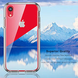 Compatible For Xr Case, With [2 X Tempered Glass Screen Protector] Clear 360 Full Body Coverage Hard Pc+Soft Silicone Tpu 3In1 [Heavy Duty Shockproof Defender] Phone Protective Cover