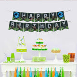 Dinosaur Happy Birthday Banner, Cool Dino Birthday Party Supplies, Jurassic Theme Decorations Banners, Reusable Dinosaur Celebration Party Backdrop Signs For Boys & Girls