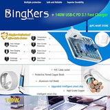 140W Usb C Charger Power Adapter Compatible With Mac Book Pro 16, 15, 14, 13 Inch Charger, Mac Book Air 13 Inch Charger, Great For M1/Pro/Max/M2 Laptop, Ipad Pro 2021/2020/2019/2018 Charger