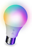 Color Changing A19 Smart LED Light Bulb 800LM 60W Equivalent WiFi Alexa Compatible 2.4GHz
