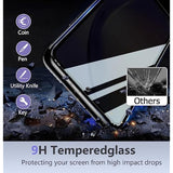 Privacy Screen Protector For Samsung Galaxy A35 5G With Camera Lens Protector[2+2 Pack], Anti-Spy Tempered Glass Film,9H Hardness,Anti-Scratch
