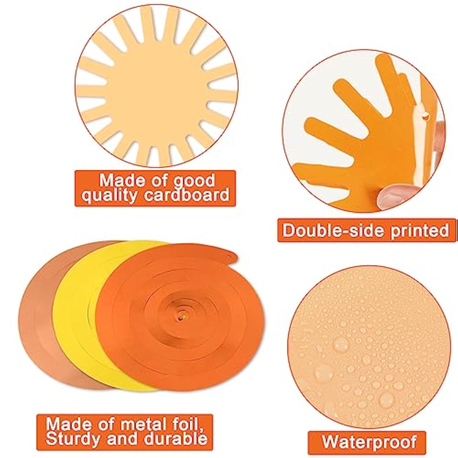 60Pcs Boho Sun Banners First Trip Around The Sun Birthday Decorations