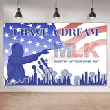 Martin Luther King Jr. Day Banner 70.8"x43.3" I Have A Dream Backdrop MLK Day Decor African American Peace Love Decorations and Supplies for Home Party