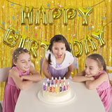 Tinsel Curtain Party Backdrop Gold Birthday Decorations 2 Packs Glitter Foil Fringe Curtain Party Decor Streamers Photo Booth For Birthday Christmas Wedding Halloween Graduation Decorations