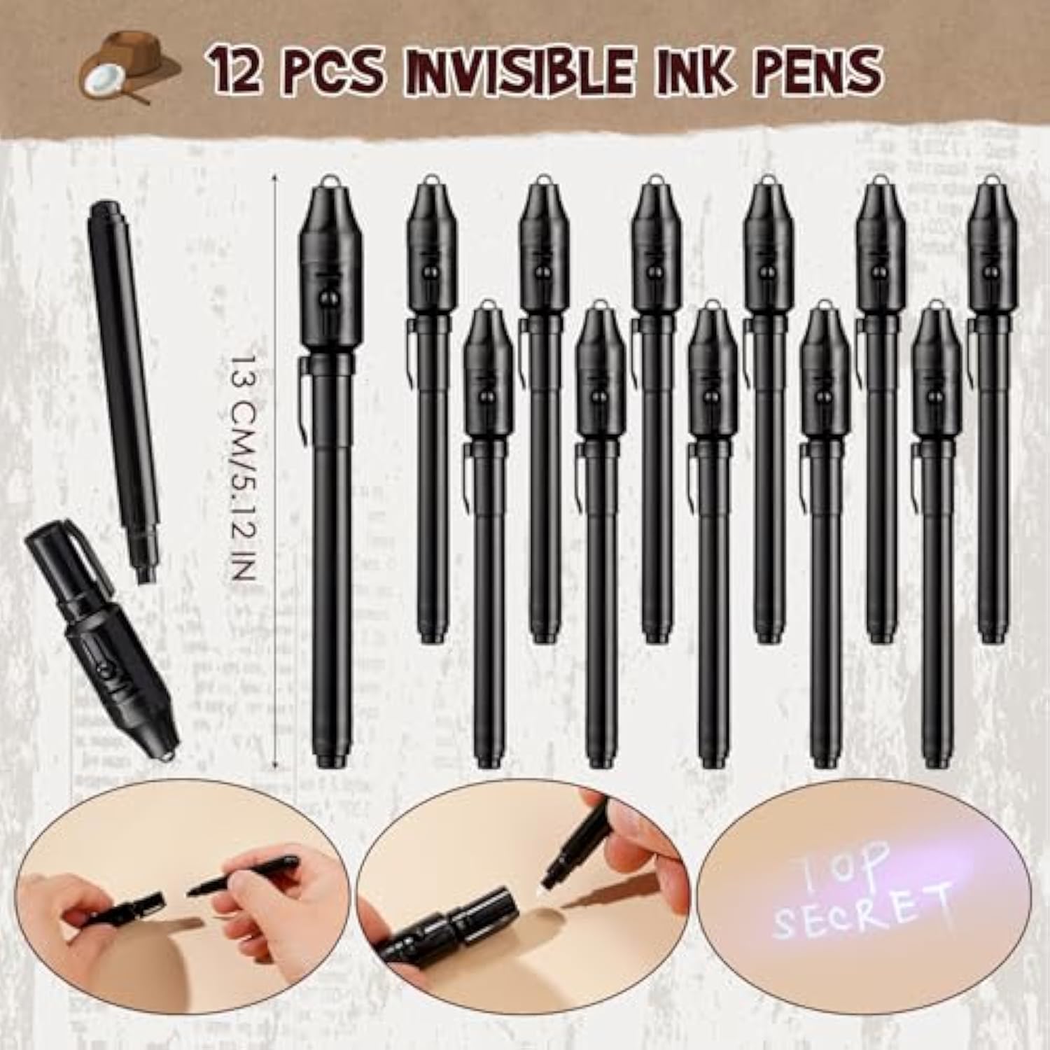 134Pcs Detective Party Favors Spy Kit Escape Room Birthday Party Decorations Supplies Magnifying Glass Gift For Kids Treat Bags Stuffers Pinata Filler Classroom Prizes