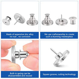 12 Sets Button Pins For Loose Jeans, No Sew And No Tools Instant Replacement Snap Tack Pant Button, Reusable And Adjustable Metal Pants Button Tightener