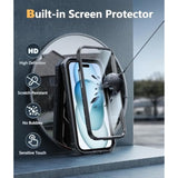 Iphone 15 Shockproof Case Dual Layer Military Grade Rugged 6.1 Inch Black