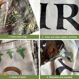 Large Medieval Fantasy Baby 1st Birthday Banner "One Birthday to Rule Them" Decor