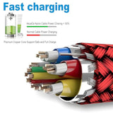 Usb C Cable, 3-Pack (10Ft+6.6Ft+3.3Ft) 3.1A Usb A To Usb-C Fast Charger Cord For Iphone 17 16 15 Pro Max Galaxy S25 Fe S25 Ultra S25+ S25 S24 S23 S22 S21 Ipad 10 Air 5 Moto Edge G Power G06