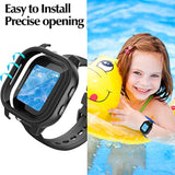 2 Pack Protective Case Compatible With Gabb Watch Screen Protector, Hard Pc Bumper Cover Built-In Tempered Glass Compatible For Gabb Kids Watch 2/1 Accessories?Not Compatible For Gabb Watch 3/3E?