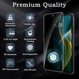 Privacy Screen Protector For Motorola Moto G 5G 2025, Shatterproof Tempered Glass Accessories, Anti Spy Tempered Glass Film, Case Friendly Ultra Resistant 9H Hardness Anti-Glare Hd Black -3 Pack