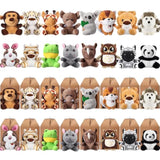 16 Sets Stuffed Animals Bulk Mini Plush Forest Animals Bulk Adopt A Pet Party Favors Jungle Safari Stuffed Toys With Paper Boxes For Pet Theme Birthday Party Favors