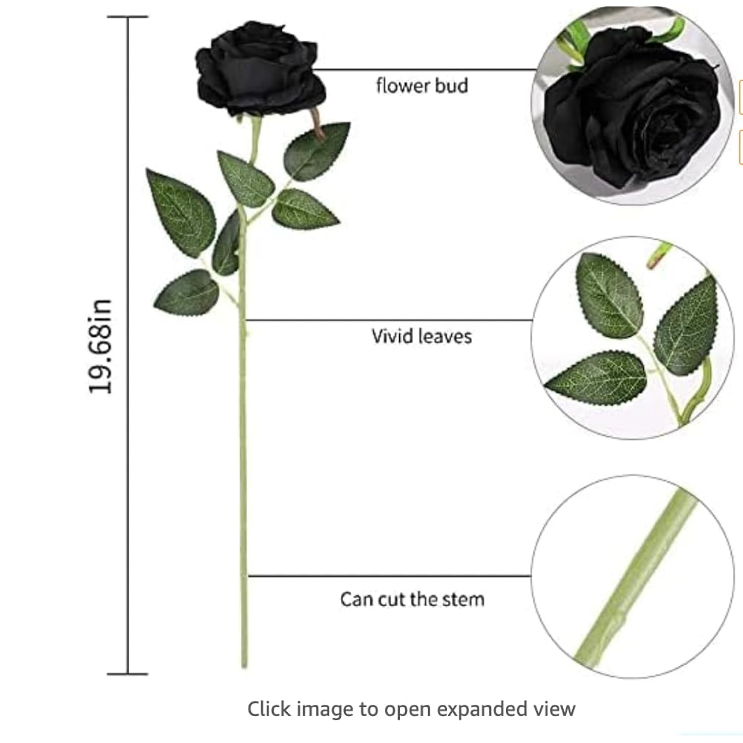 2Pcs Artificial Giant Flowers For Decoration,5Ft Black Large Flower Wall Backsrop,Paper Flower For Wedding,Garden Party,Home Decor,Mall Shop Display