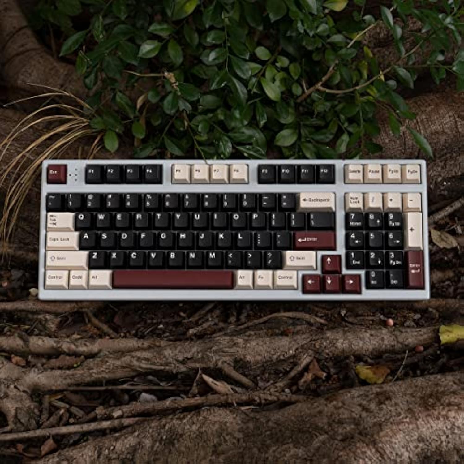 Rome Black Keycaps Full Set Cherry Profile Doubleshot 173 Keys Custom Keycaps