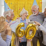 Tinsel Curtain Party Backdrop Gold Birthday Decorations 2 Packs Glitter Foil Fringe Curtain Party Decor Streamers Photo Booth For Birthday Christmas Wedding Halloween Graduation Decorations