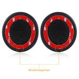 Solo 2 Wired Replacement Earpads - Protein Leather & Memory Foam Ear Cushion Pads For Beats Solo2 Wired On-Ear Headphones By Dr. Dre Only (Not Fit Solo 2.0/3.0 Wireless) - Black