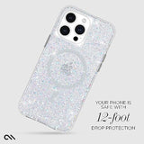 Case-Mate iPhone 15 Pro Max Case for Women - Compatible with MagSafe - 12ft Drop Protection - 6.7" Stylish Magnetic Case for iPhone 15 Pro Max - Shockproof, Anti-Scratch Phone Cover - Twinkle Disco