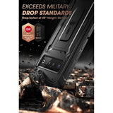 SUPCASE Unicorn Beetle Pro Full-Body Rugged Holster Case with Built-in Screen Protector for Google Pixel 6 Pro (2021), Black