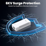 90W Poe Injector 10Gbps, Supplies 15.4W Or 30W Or 60W Or 90W Ieee802.3Bt/At/Af Compliant, Poe Port Supplies 6Kv (10/700Us) Surge Protection, Poe++ Injector Adapter For Camera/Access Point, En90Gbr-10