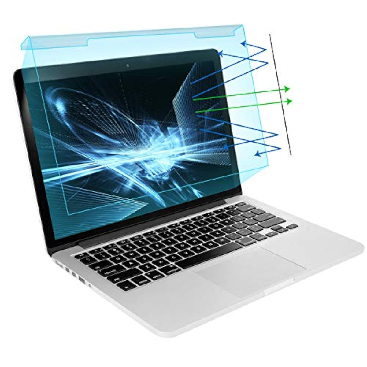 13-13.5 inch Laptop Blue Light Blocking Screen Protector Anti-UV Eye Protection Filter Film