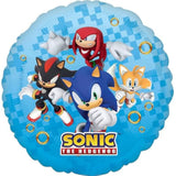 Anagram Sonic 6th Birthday Party Supplies Video Gamers Hedgehog Foil Balloon Bouquet Decorations 6pc