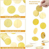 10 Pcs 131 Ft Glitter Paper Circle Dots Circle Garlands Coin Garland H