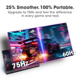 Portable Monitor 15.6-Inch Fhd 1080P, 45W Reverse Charging Usb-C Mini-Hdmi Gaming Monitor Ips Display Built-In Speakers, Second Display 180° Kickstand For Laptop Pc Phone Mac Xbox Ps4/Ps5 Switch