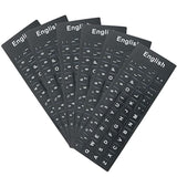 6Pcs Universal English Keyboard Letter Stickers Keyboard Letters Replacement S