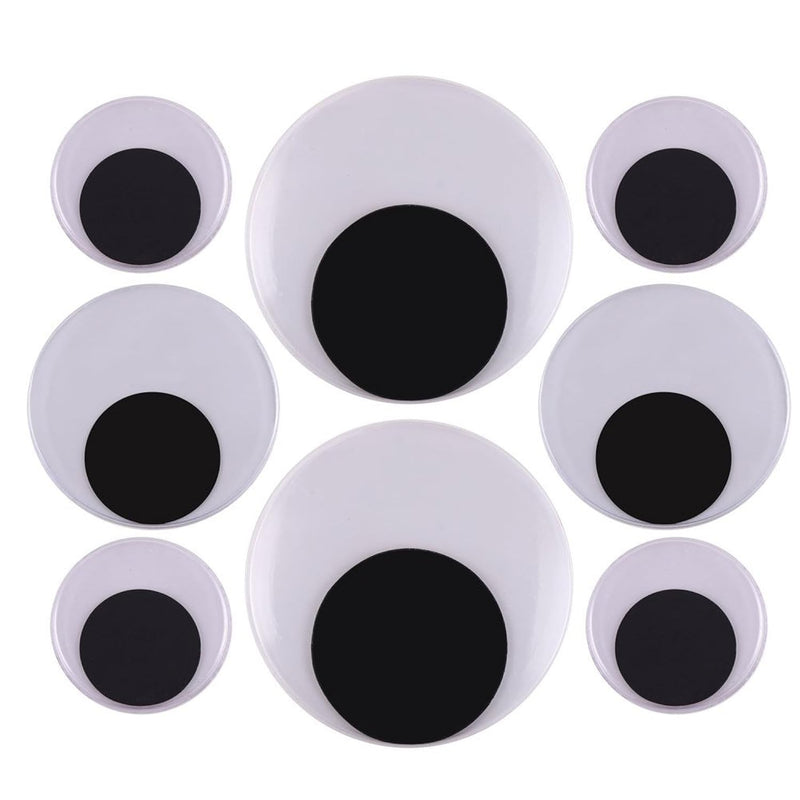 2 Inch 3 Inch 4 Inch Large Googly Wiggle Eyes With Self-Adhesive 8 Pcs For Chr