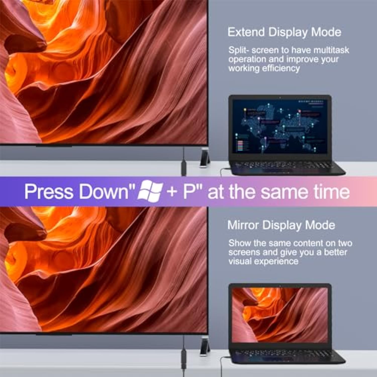 Usb C To Hdmi Adapter 4K For Mac Os, Type-C To Hdmi Adapter [Thunderbolt 3], C