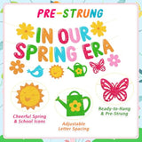 In Our Spring Era Banner School Classroom Spring Party Decorations For Student Children Celebrating Happy Spring Party Supplies